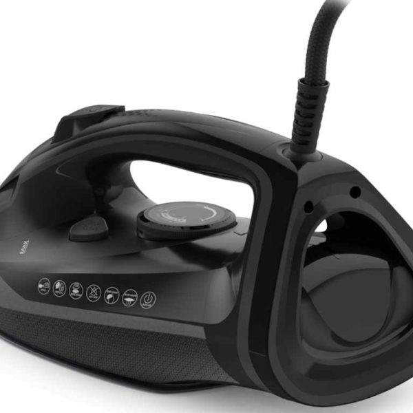 TESLA pegla 2800W IR380BA crne boje s keramičkom pločom