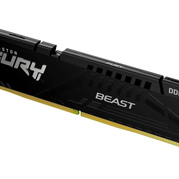 Kingston 16GB 6000MHz DDR5 Fury Beast RAM modul sa hladnjakom na crnoj podlozi