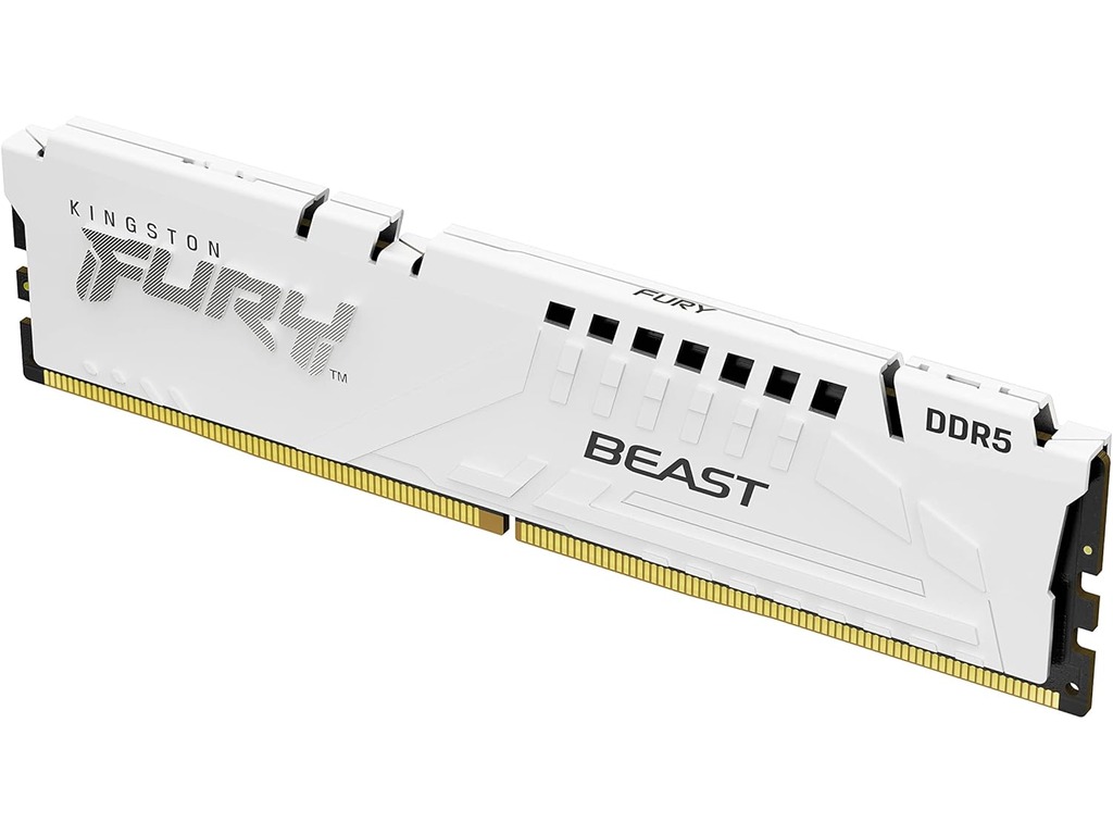 Kingston Fury Beast 16GB 6000MHz DDR5 White RAM modul