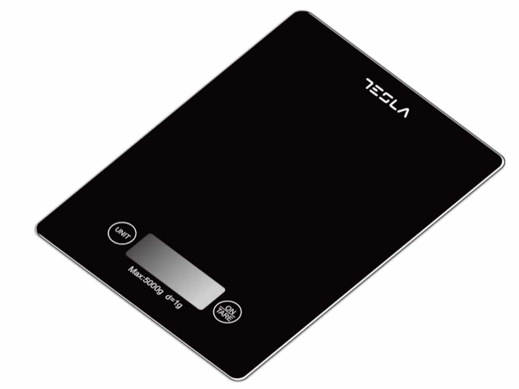 TESLA kuhinjska vaga KS201B crna 5 kg