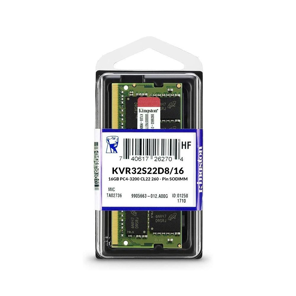 Kingston 16GB 3200MHz DDR4 SODIMM laptop RAM memorija