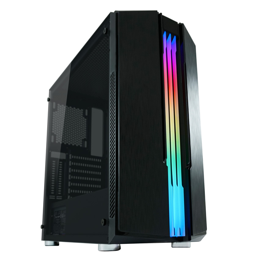 LC-Power Case Gaming 702B Skyscraper_X ATX gaming kućište na bijeloj pozadini