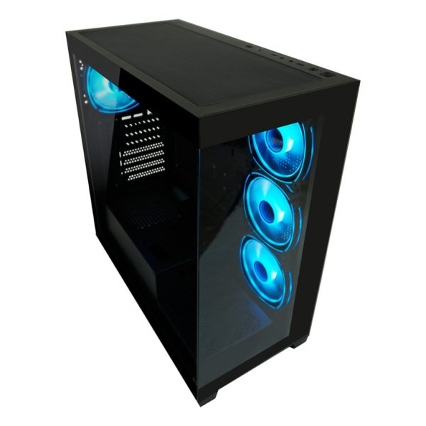 LC-Power Case Gaming 715B Midi-tower ATX kućište sa 4 ARGB ventilatora i USB-C portom