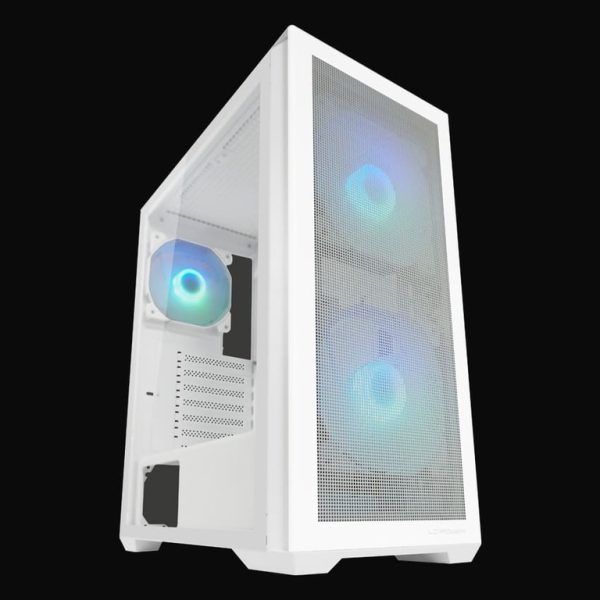 LC-Power Case Gaming 717W Meshwork_L Light bijelo kućište sa ventilatorima
