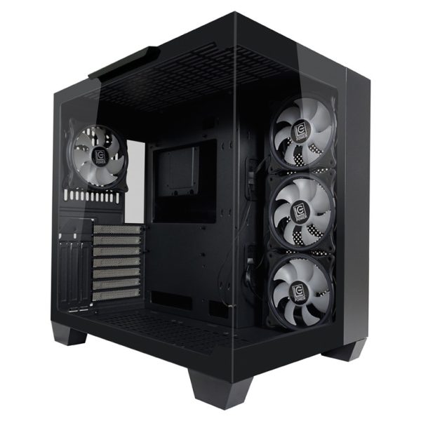 LC-Power Case Gaming 809B ATX kućište sa tempered glass panelima i ARGB ventilatorima