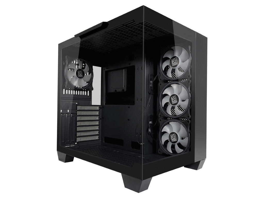 LC-Power Case Gaming 809B ATX kućište sa tempered glass panelima i ARGB ventilatorima