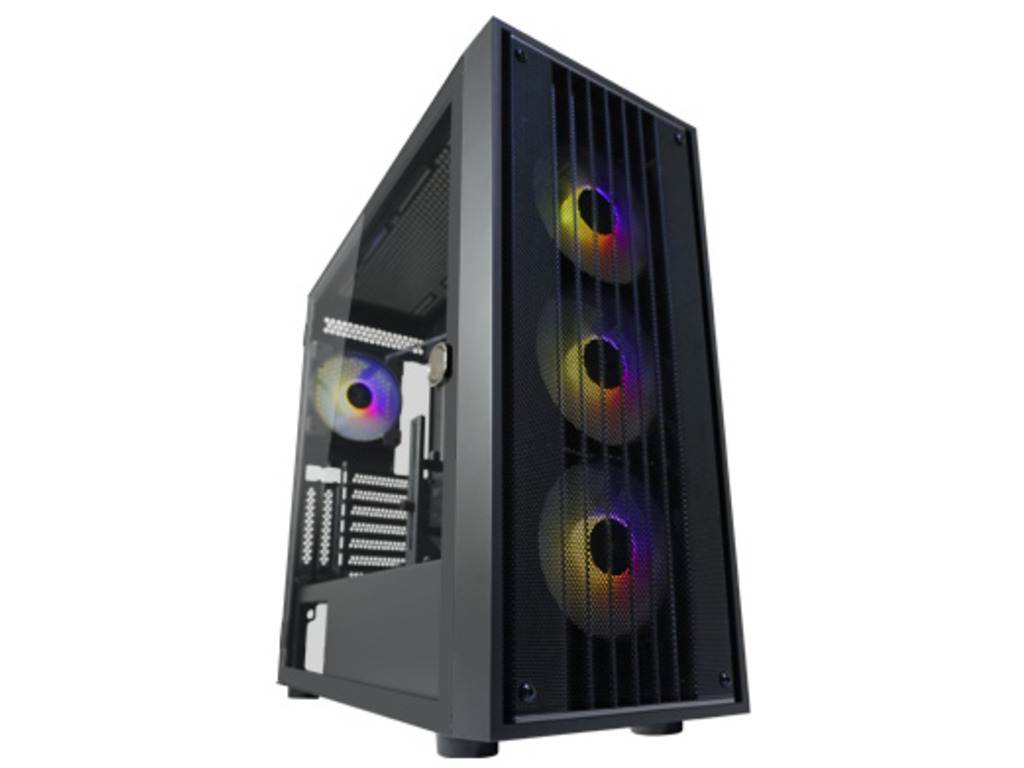 LC-Power Gaming Case 810B Dark Crawler X crno kućište sa ARGB ventilatorima i prozirnim staklom
