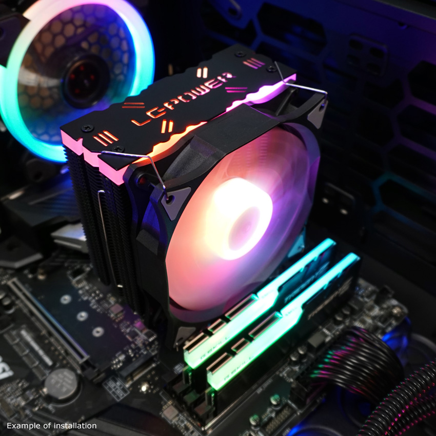 LC-Power CPU Cooler LC-CC-120-ARGB-PRO hladnjak za Intel i AMD procesore