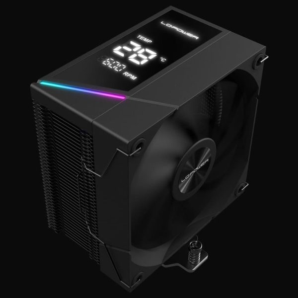 LC-Power LC-CC-120-DB6 DIGI series air cooler sa 120mm ventilatorom i displejom