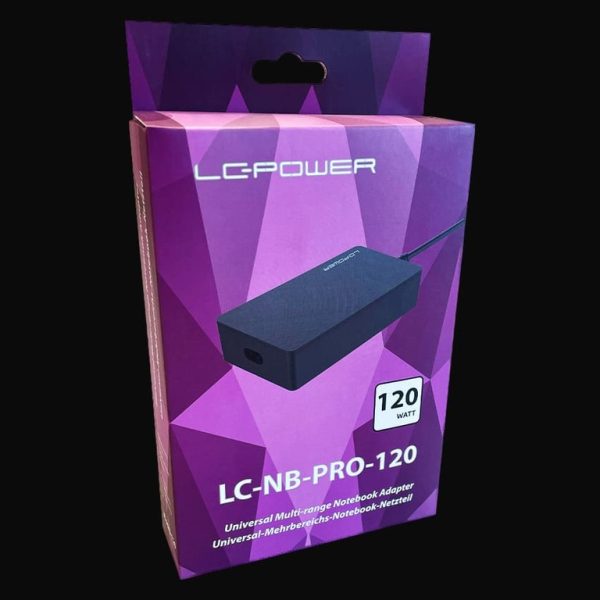 LC-Power Notebook Adaptor 120W sa 10 priključnih adaptera za laptop