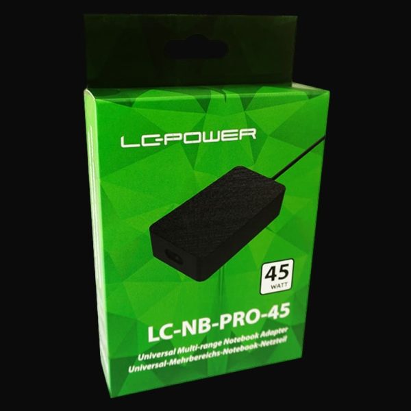 LC-Power 45W universal notebook adaptor with 10 connectors
