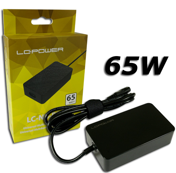 LC-Power 65W univerzalni notebook adapter sa 10 različitih priključaka
