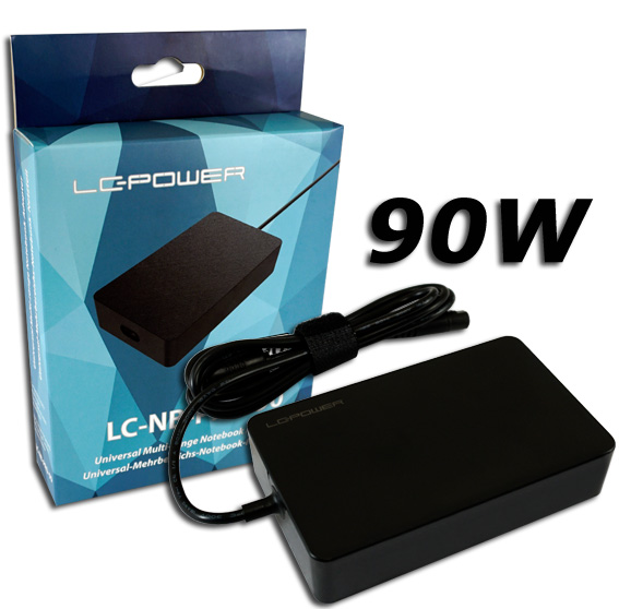 LC-Power univerzalni notebook adaptor 90W sa setom od 10 adaptera