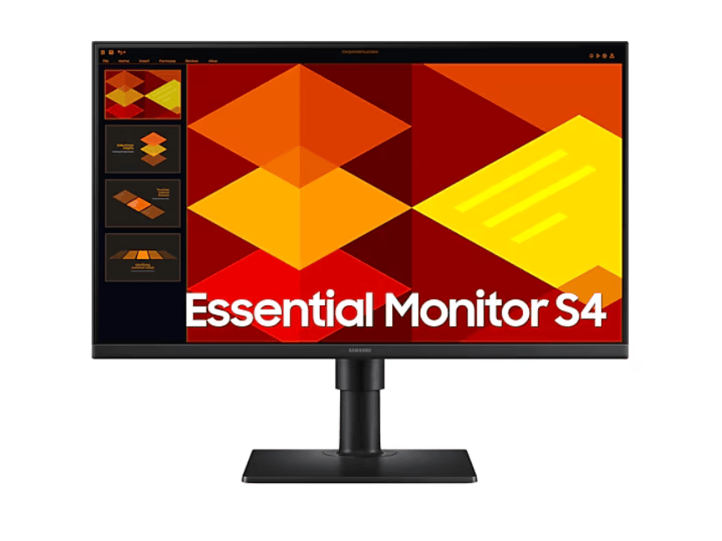 Samsung 24 inčni FHD IPS monitor sa 100Hz osvježenjem, crne boje, na postolju sa podešavanjem visine i rotacijom