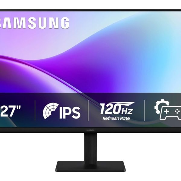 Samsung monitor S32GF 27 inča FHD IPS 120Hz na stolu