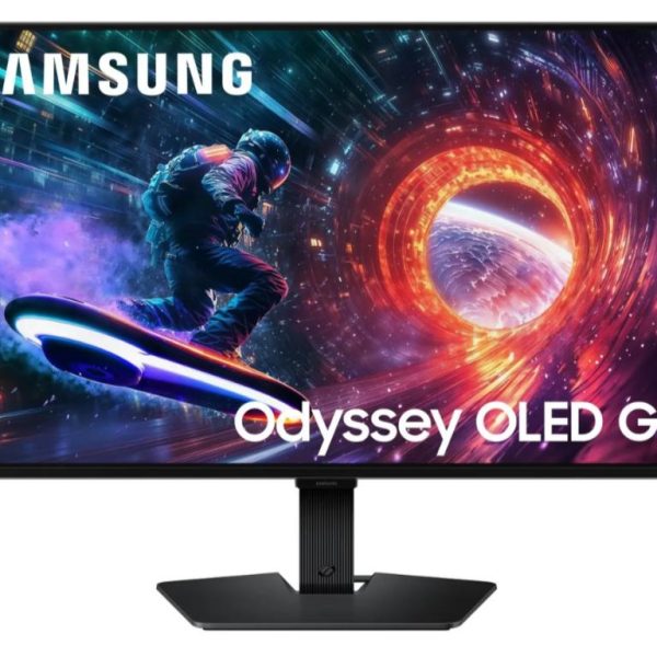 Samsung 27-inch Odyssey G50SF QHD 180Hz gaming monitor with QD-OLED display