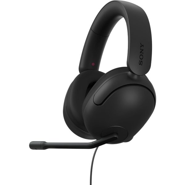 Sony INZONE H3 žičane gaming slušalice u crnoj boji s mikrofonom na stalku