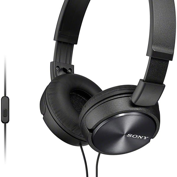 Sony MDR-ZX310 crne naglavne slušalice sa mikrofonom