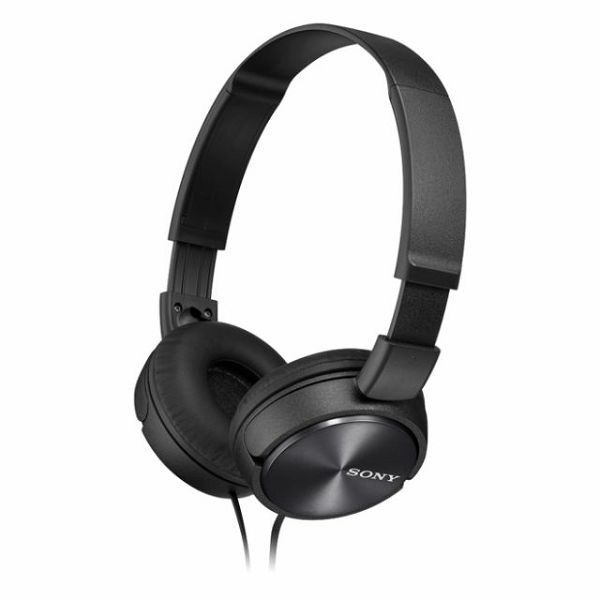 Sony slušalice ZX310 crne na bijeloj podlozi