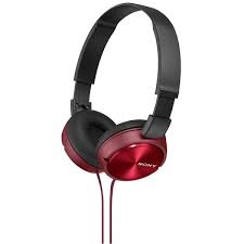 Sony slušalice ZX310 crvene boje na bijeloj pozadini