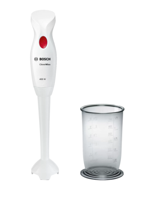 Bosch MSM14100S stapni mikser 400W bijela i deep red boja s posudom