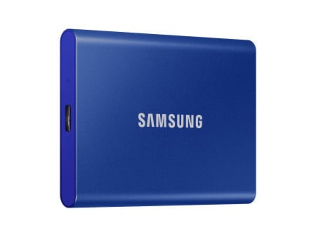 Samsung Portable SSD T7 1TB USB 3.2 external SSD in blue color