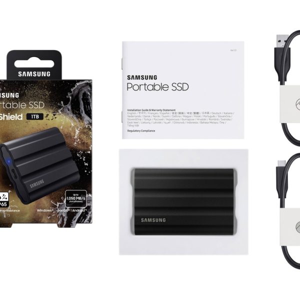 Samsung T7 Shield 1TB USB 3.2 Gen 2 crni eksterni SSD disk