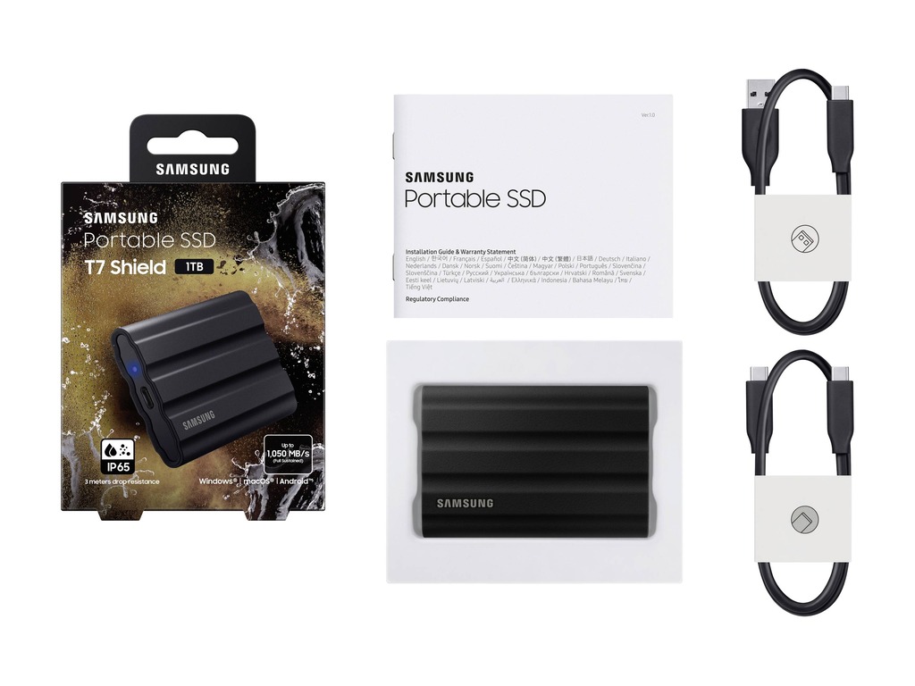 Samsung T7 Shield 1TB USB 3.2 Gen 2 crni eksterni SSD disk