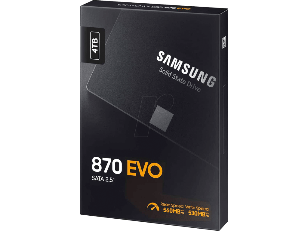 Samsung SSD 4TB 870 EVO 2.5 inch SATA3 disk