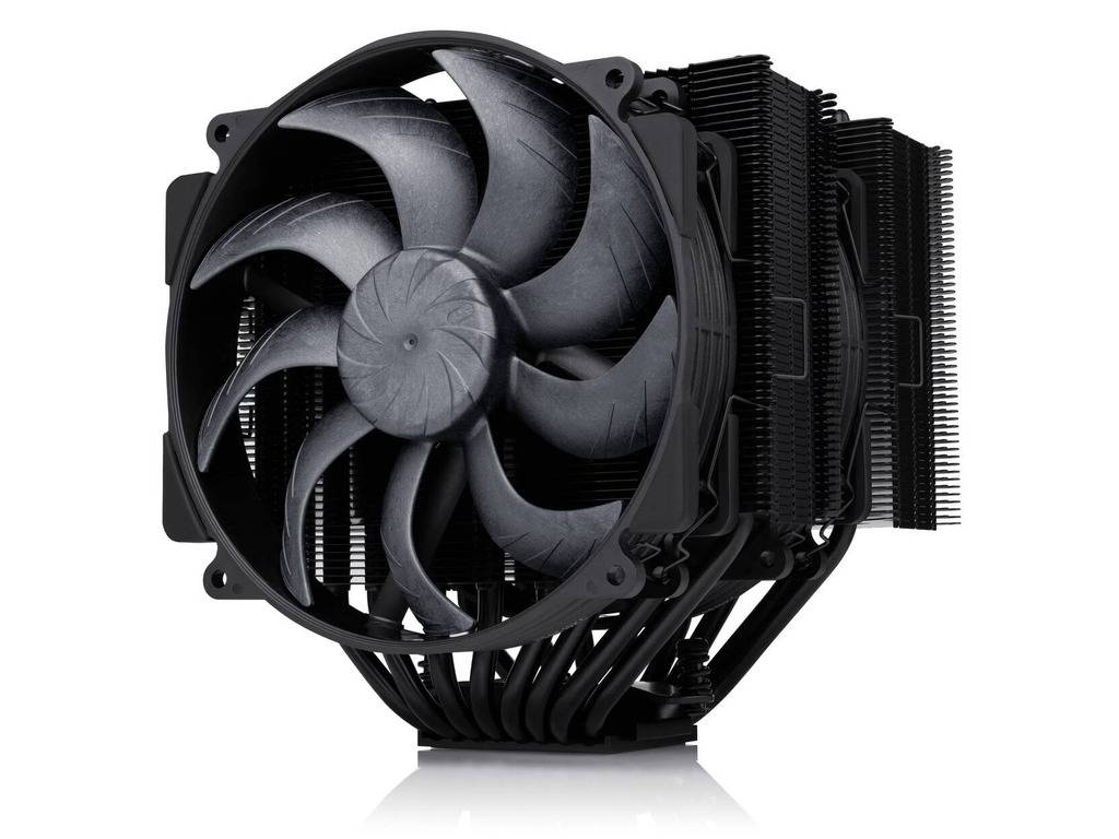Noctua NH-D15 G2 Chromax.black dual-tower CPU cooler with 140mm PWM fan and black design