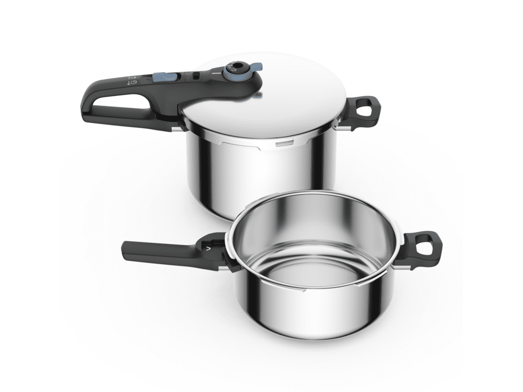 Tefal Trendy Aqua Blue set lonaca 4 i 6 litara na plavoj podlozi
