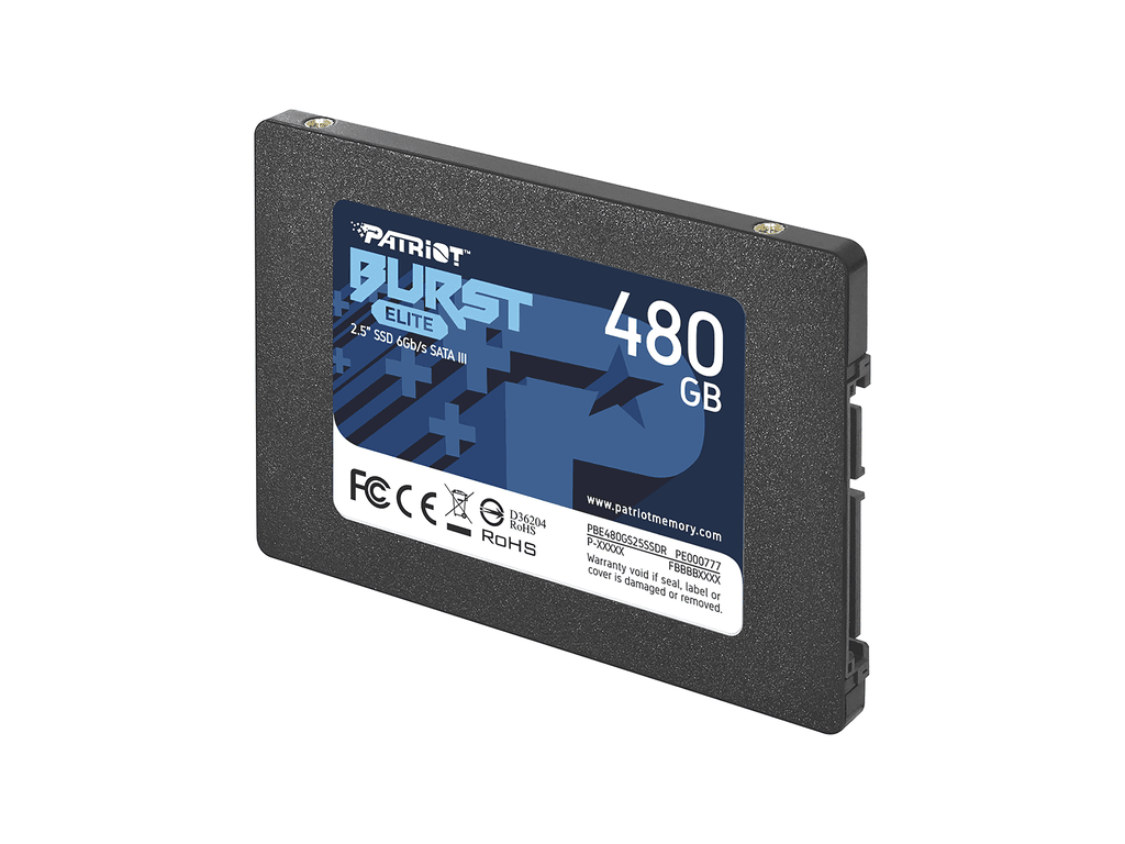 Patriot SSD 480GB 2.5-inch SATA3 Burst Elite disk
