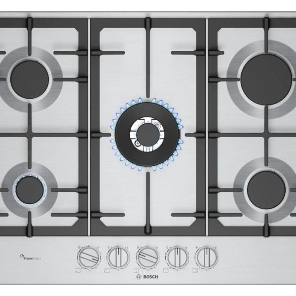 Bosch plinska ploča Serie 6 sa 5 gorionika, model PCQ7A5I90, dimenzija 75 cm