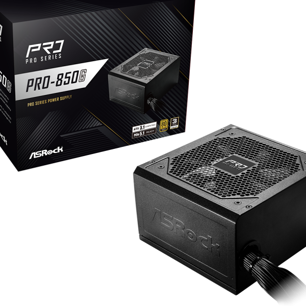 ASRock PSU 850W Gold 80PLUS napajanje s 120mm ventilatorom