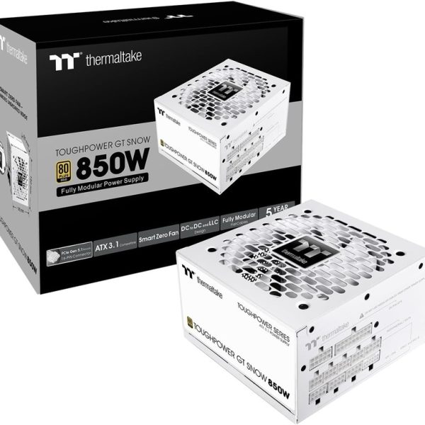 Thermaltake Toughpower GT 850W 80+ Gold full modular ATX 3.1 napojna jedinica bijela