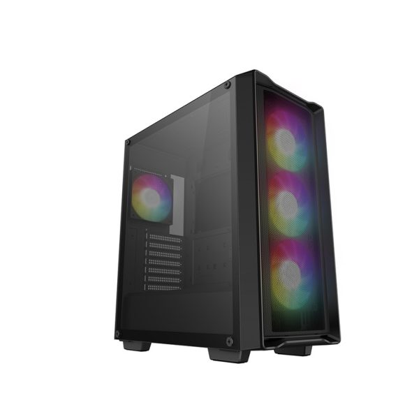 DeepCool CC560 Mesh V2 Black ATX kućište sa 4 ARGB ventilatora