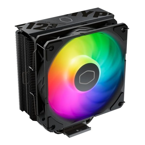 Cooler Master Hyper 212 PRO RGB 120mm black CPU cooler with RGB lighting