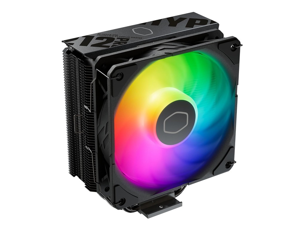 Cooler Master Hyper 212 PRO RGB 120mm black CPU cooler with RGB lighting
