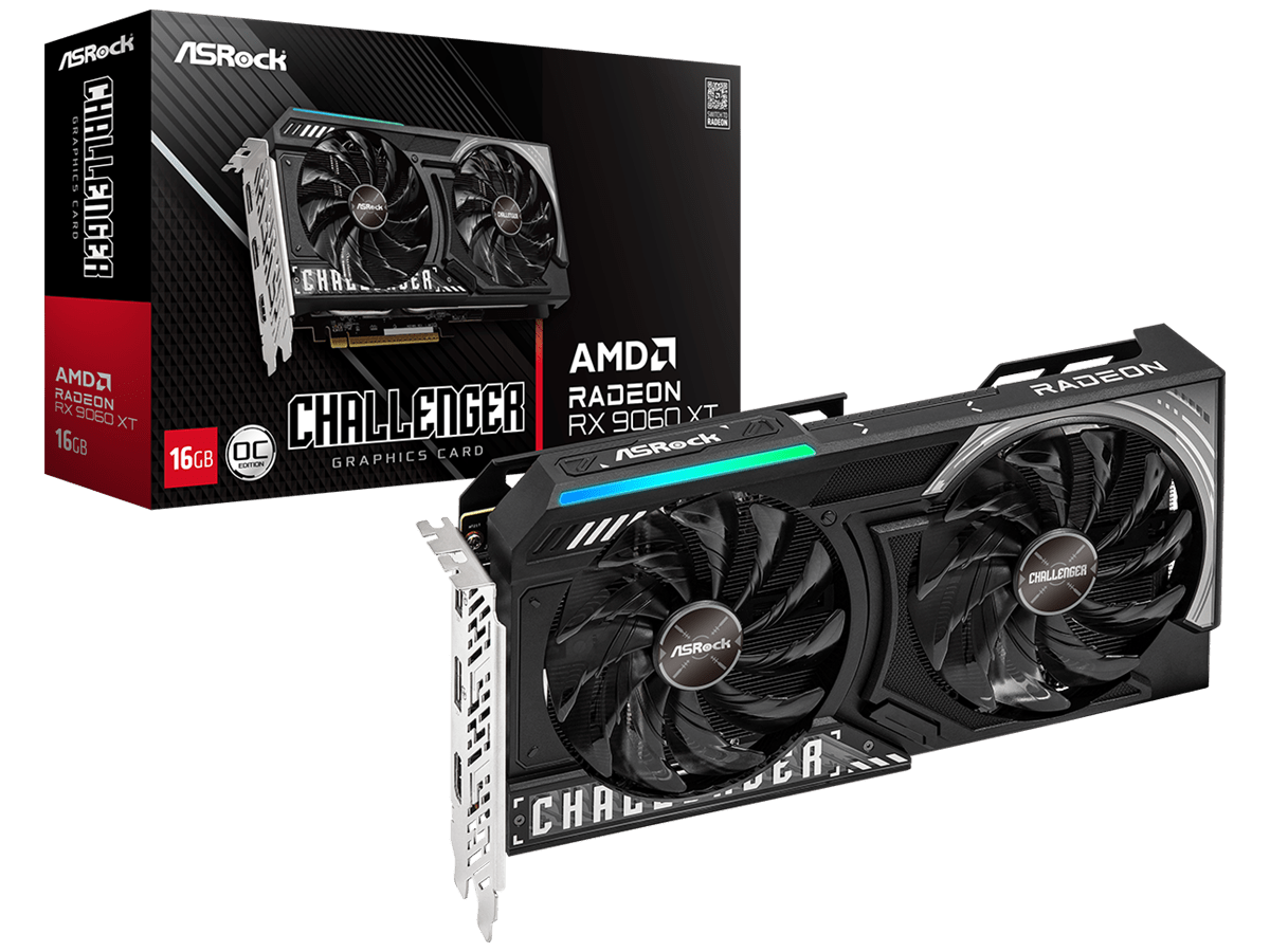 ASROCK RX 9060 XT Challenger 16GB GDDR6 grafička kartica