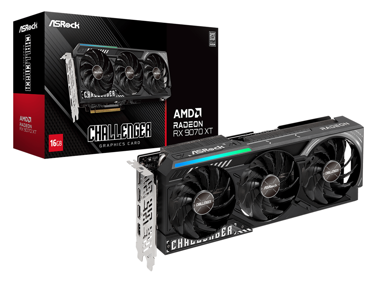 ASROCK RX 9070 XT Challenger 16GB GDDR6 grafička kartica
