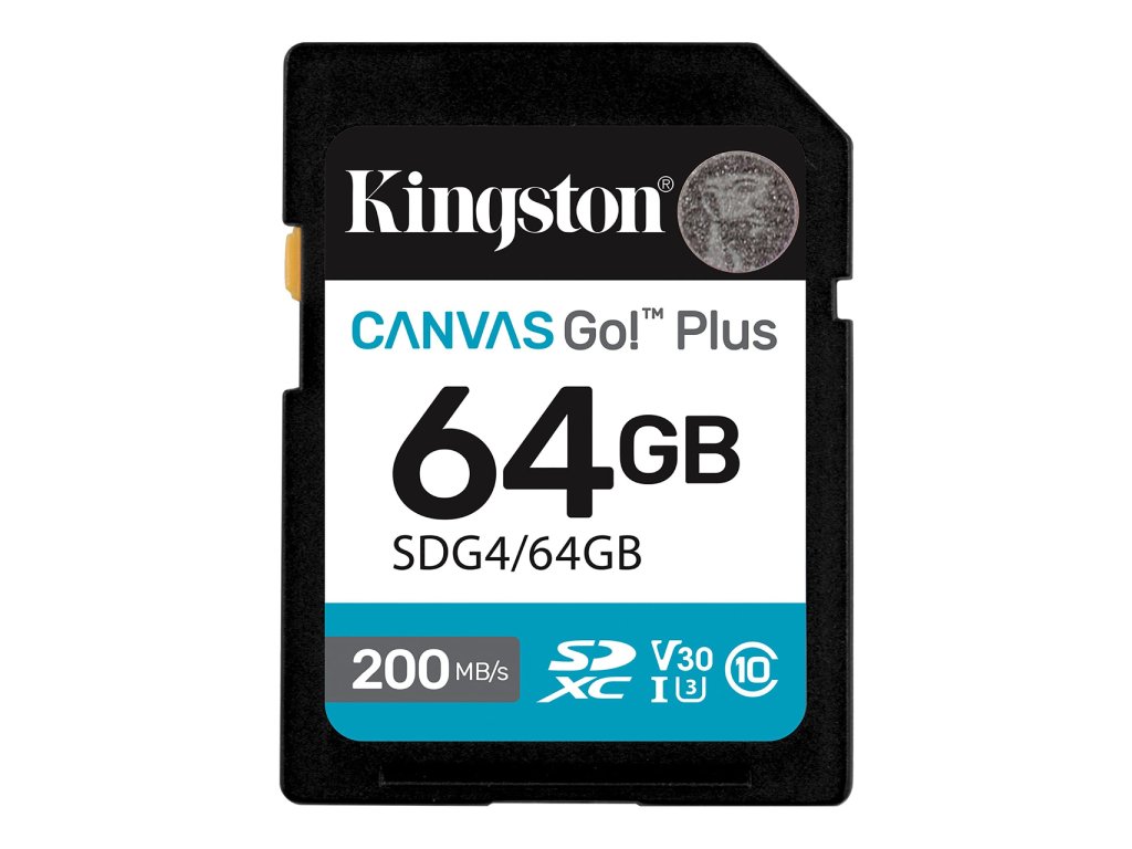 Kingston SD 64GB CanvasGoPlus SDXC memorijska kartica za DSLR i 4K video