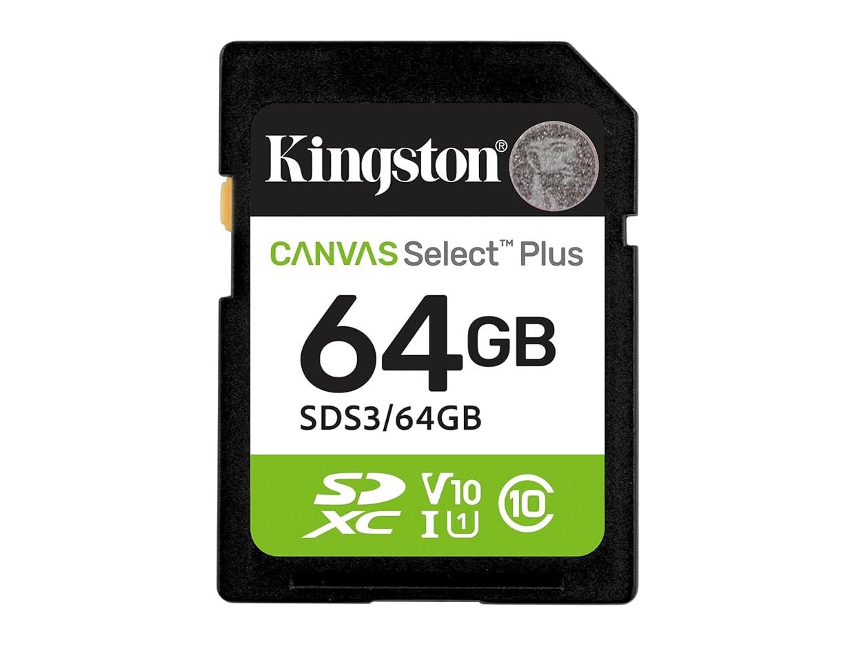 Kingston SD 64GB Class 10 Canvas Select Plus memorijska kartica