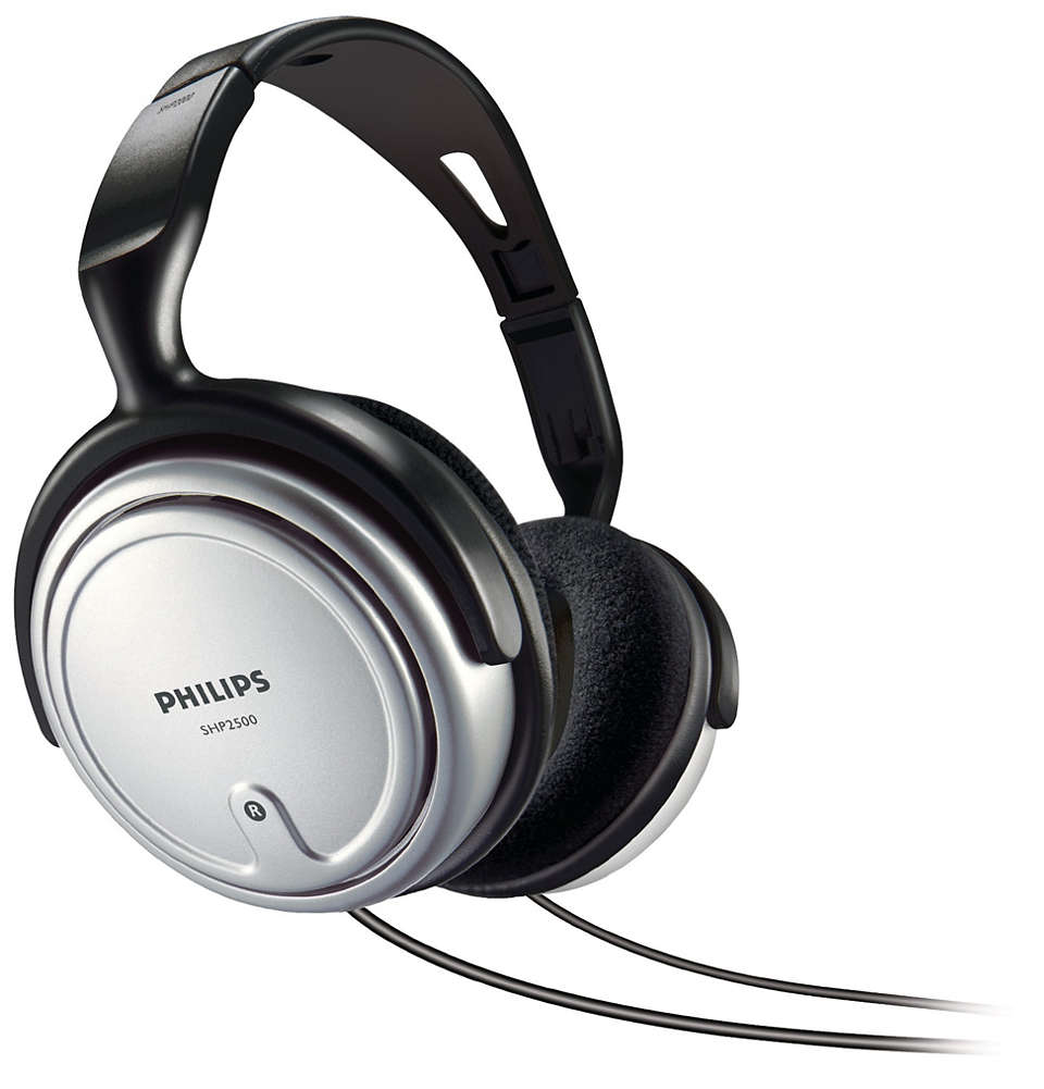 Philips SHP2500/10 crne slušalice za TV sa žicom