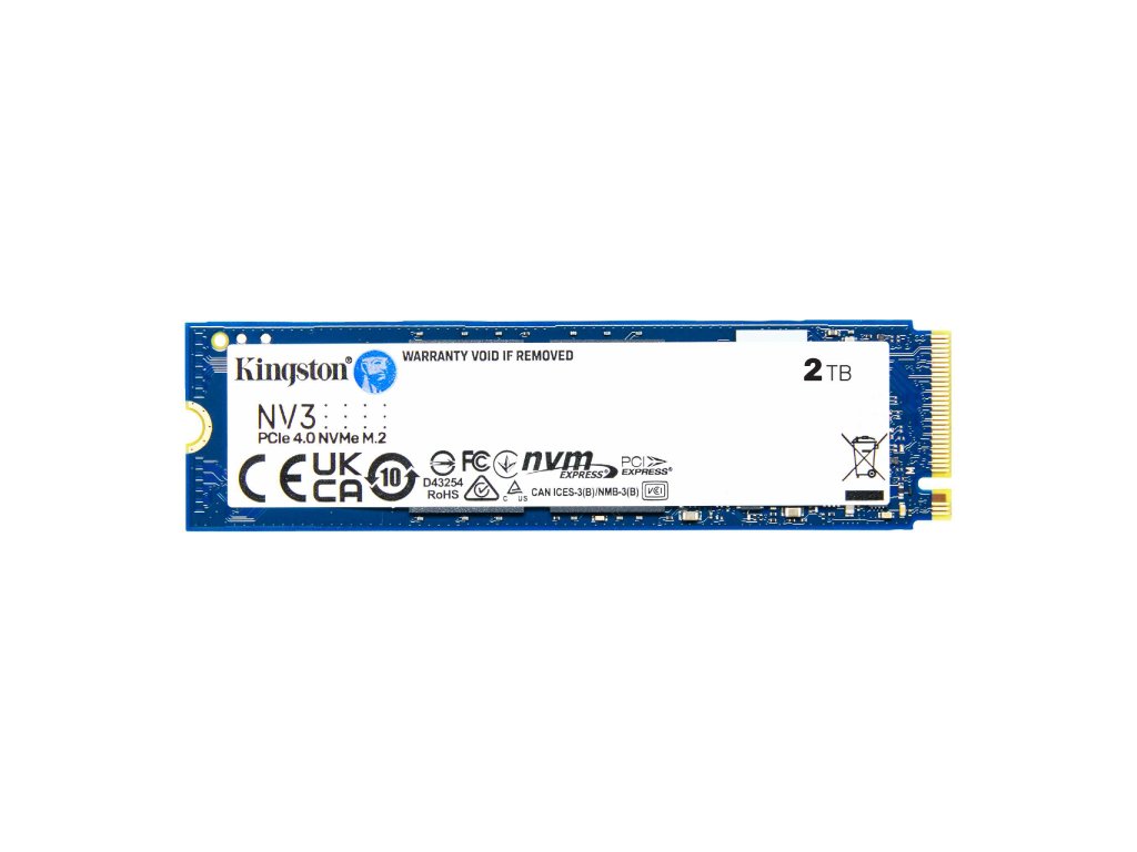 Kingston SSD 2TB NV3 NVMe PCIe Gen 4.0 disk M.2
