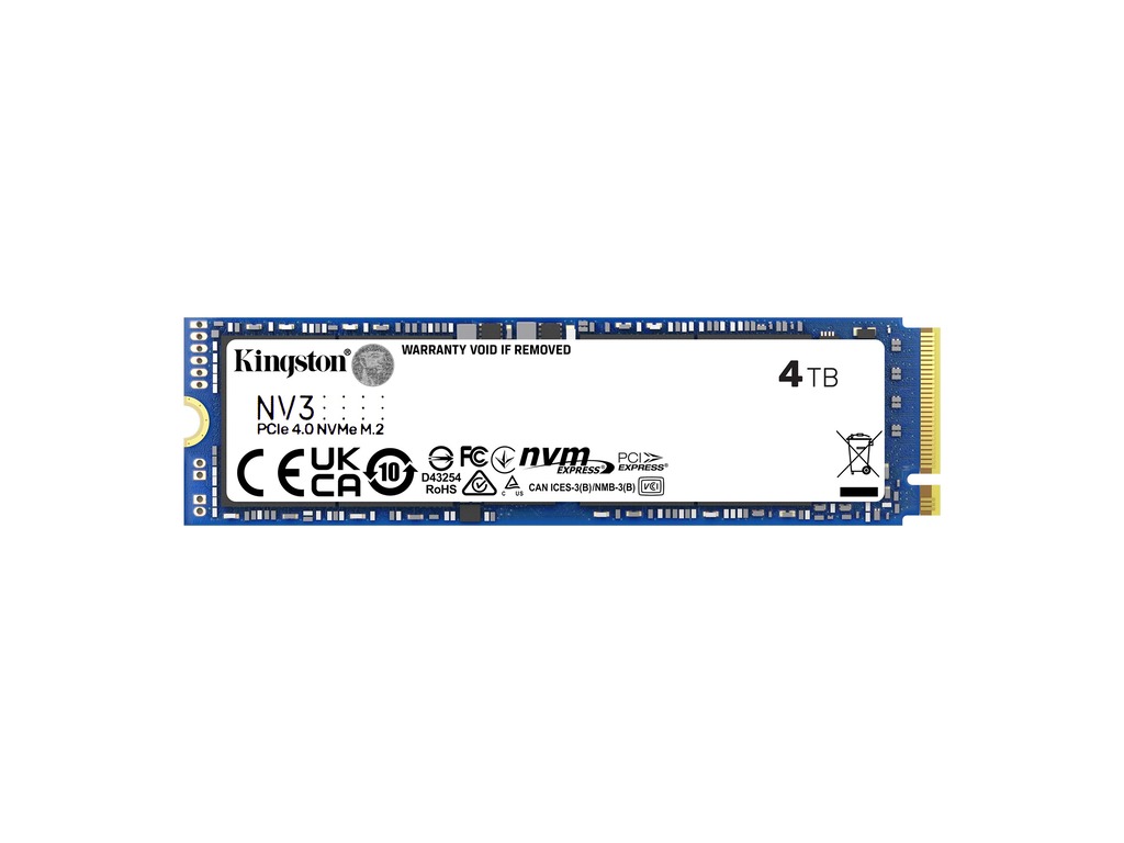 Kingston SSD 4TB NV3 NVMe PCIe Gen 4.0 disk visokih performansi