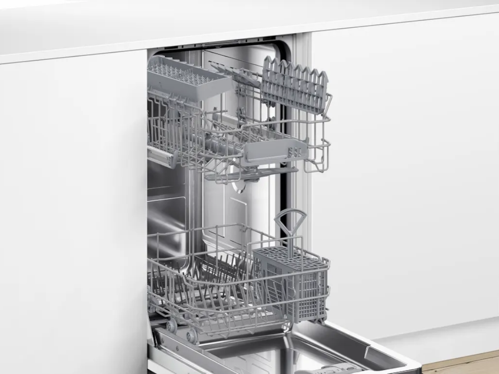 BOSCH perilica posuđa Serie 2 45cm srebrna s upravljačkom pločom i Home Connect