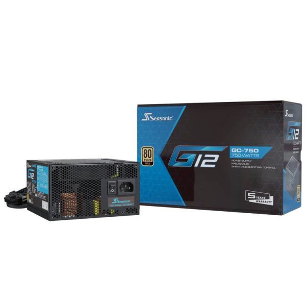 Seasonic G12 GC80 750W Gold ATX napojna jedinica crna
