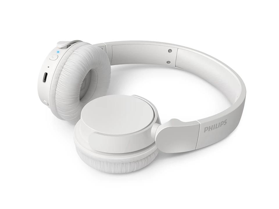 Philips TAH4209WT bijele Bluetooth slušalice, zatvoreni akustični sistem