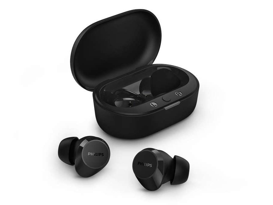 Philips TAT1209BK/00 crne Bluetooth slušalice na bijeloj podlozi