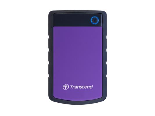 Transcend HDD 2TB StoreJet H3 portable anti-shock purple eksterni hard disk